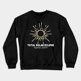 Total Solar Eclipse 2024 Crewneck Sweatshirt